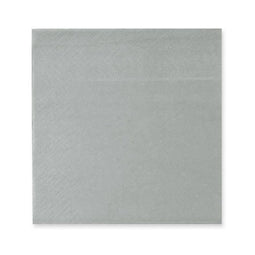 Cocktail Napkins - 200-Pack Disposable Paper Napkins, 2-Ply, Solid Silver, 5 x 5 Inches Folded