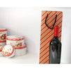 Kraft Christmas Gift Bags, Wine Bag (15.3 x 3.2 x 5.5 In, 24 Pack)