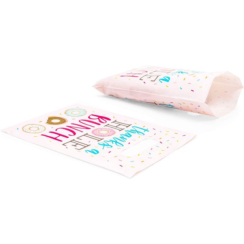 Donut Party Favor Goodie Bags (100 Pack)