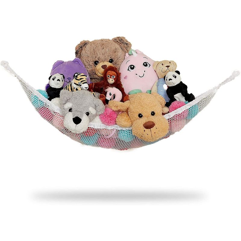 Stuffed fashion animal corner net