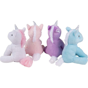 Small Plush Unicorn Stuffed Animal Toys for Girls (7 In, 4 Pack)