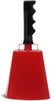 Cowbells with Handles, Red Noise Makers Set (9.5 Inches, 2-Pack)