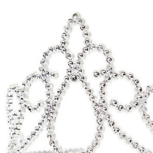 Princess Tiara Crowns for Girls and Birthday Party Dress-Up (Silver, 12 Pack)