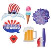 Patriotic Party Photo Booth Prop Kit, 4th of July Party Supplies (72 Pieces)