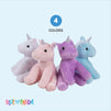Small Plush Unicorn Stuffed Animal Toys for Girls (7 In, 4 Pack)