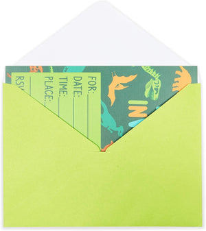 Green Dinosaur Party Invitations, You're Invited (5 x 7 In, 36 Pack)