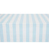 3 Pack Light Blue and White Striped Tablecloth, Disposable Table Cover for Summer Beach Theme Party Decorations (54 x 108 In)