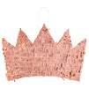 Rose Gold Princess Crown Pinata for Girls Birthday Party Decorations (Small, 14.8 x 3.0 x 10.3 In)