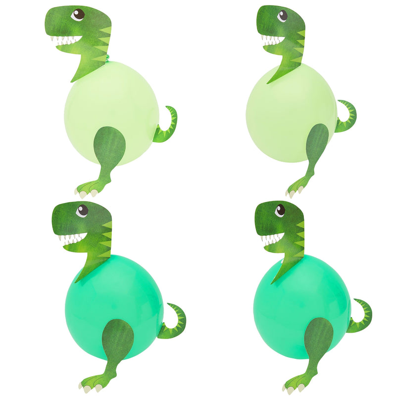 36 Pack Latex Dinosaur Balloons for Birthday Party Decorations, Party Supplies (Green, 12 In)