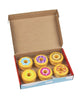 12 Pack Donut Play Food Set for Kids Kitchen Pretend Snacks Shop Playhouse Toddlers Toys, 6 Designs