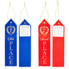 Award Ribbons, 1st, 2nd, 3rd Place, and Participant (2 x 8 In, 4 Colors, 100 Pack)