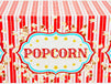 Popcorn Tablecloths for Movie Night, Carnival Party Supplies (54 x 108 In, 3 Pack)