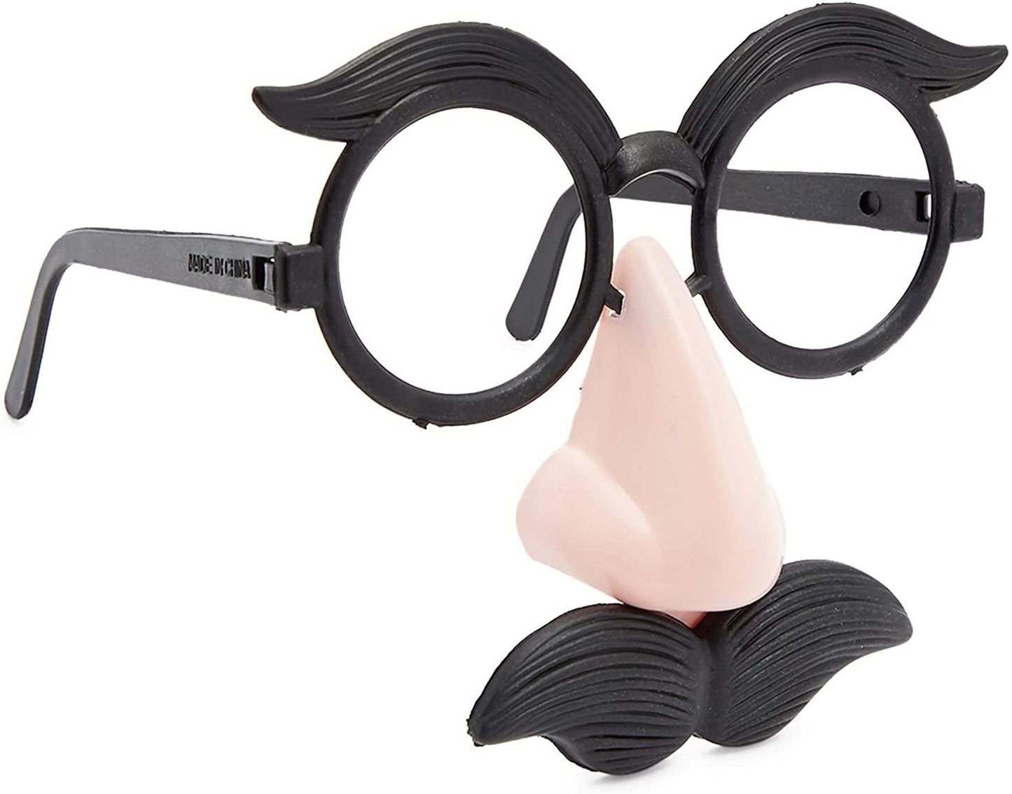 Funny Nose and Mustache Glasses for Halloween, Costumes, Parties (16 Pack)