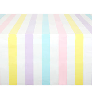 Ice Cream Birthday Party Decorations, Plastic Tablecloth (54 x 108 In, 3 Pack)