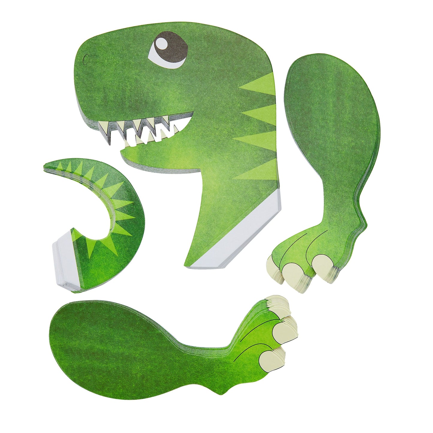 36 Pack Latex Dinosaur Balloons for Birthday Party Decorations, Party Supplies (Green, 12 In)