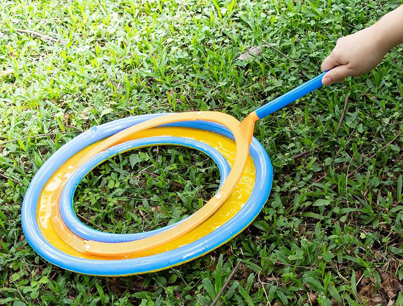 Blue Panda Large Bubble Wand with Bubbles and Tray