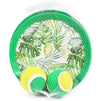 Toss and Catch Paddle Ball Set with Tropical Leaves (2 Sets, 1 Bag)
