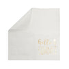 Hello Summer Cocktails Napkins with Gold Foil Pineapple (5x5 In, White, 50 Pack)
