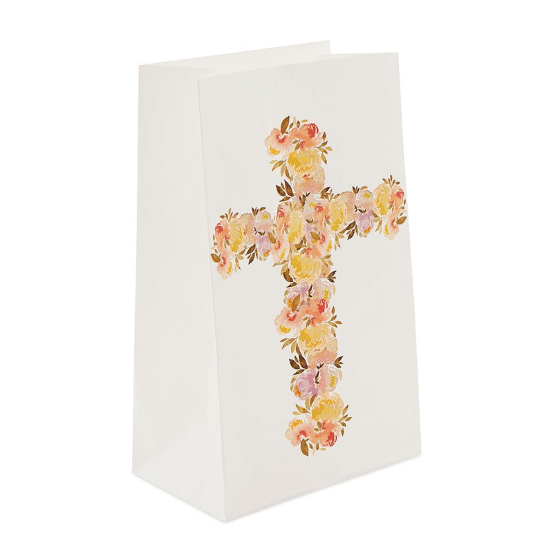 Religious Party Favor Gift Bags for Baptism, First Communion, Easter (36 Pack)
