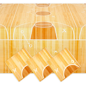 Basketball Table Cover, Sports Birthday Party Supplies (54 x 108 In, 3 Pack)