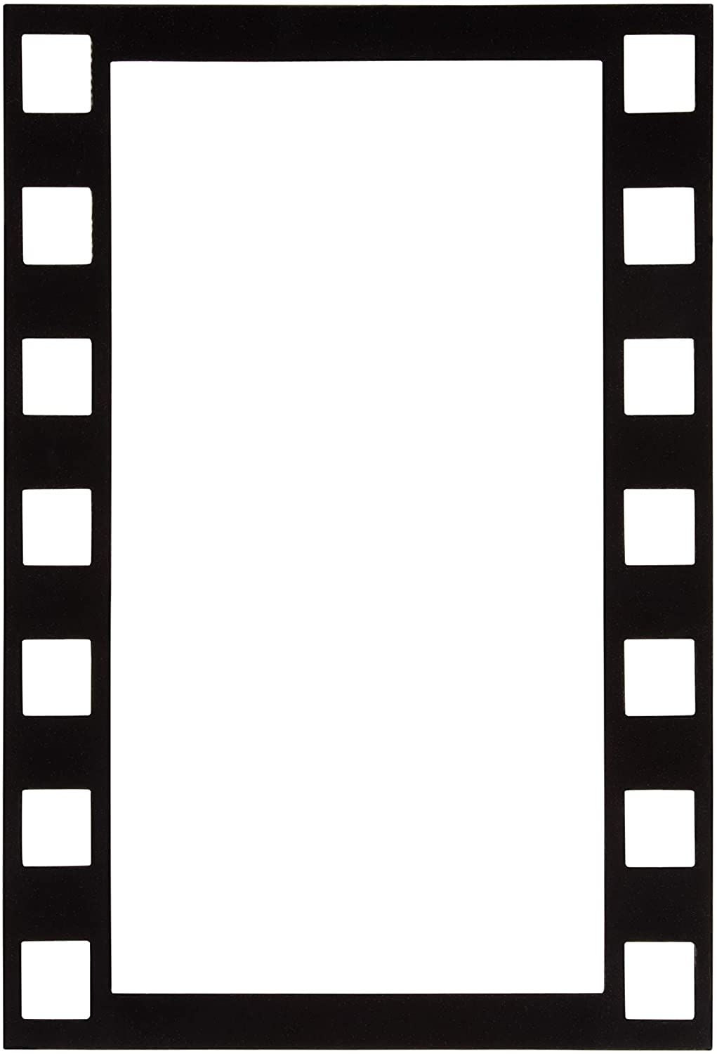 4-Pack Hollywood Movie Filmstrip Photo Booth Party Props, 2 Large and 2 Small Handheld Border Frames