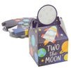 36 Pack Two The Moon Themed Party Favor Boxes for Outer Space 2nd Birthday Galaxy Party Supplies (4 x 7 In)