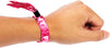 Pink Breast Cancer Awareness Bracelets, Single Use (30 Pack)