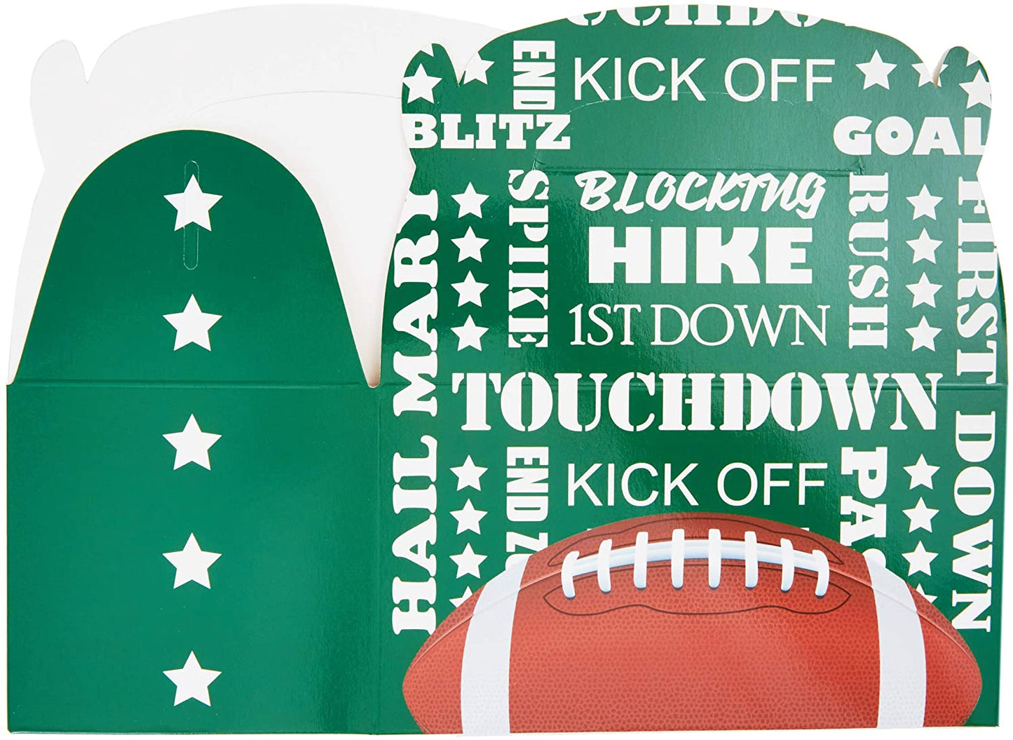 Football Gift Box, Party Favor Boxes (24 Pack)