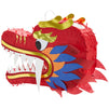 Dragon Pinata - Chinese Dragon Head, Dragon Birthday Party Supplies, 2024 Chinese New Year Decorations (16.5x11x3 In)