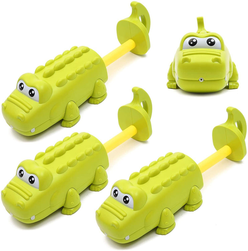3 Pack Mini Alligator Water Squirt Guns for Kids, Crocodile Swimming Pool Toys, Outdoor Games, Summer Party Favors