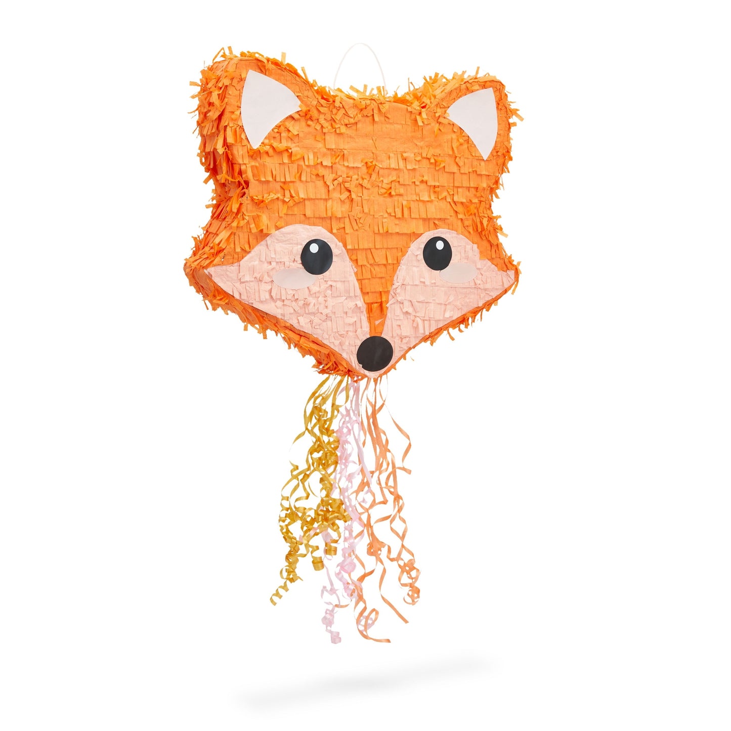 Pull String Fox Pinata for Woodland Baby Shower Decorations, Birthday Party (Small, 16 x 13 x 3 In)