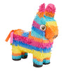 4-Piece Set Small and Mini Donkey Pinata with Stick and Blindfold for Birthday Party, Mexican Fiesta, Cinco de Mayo