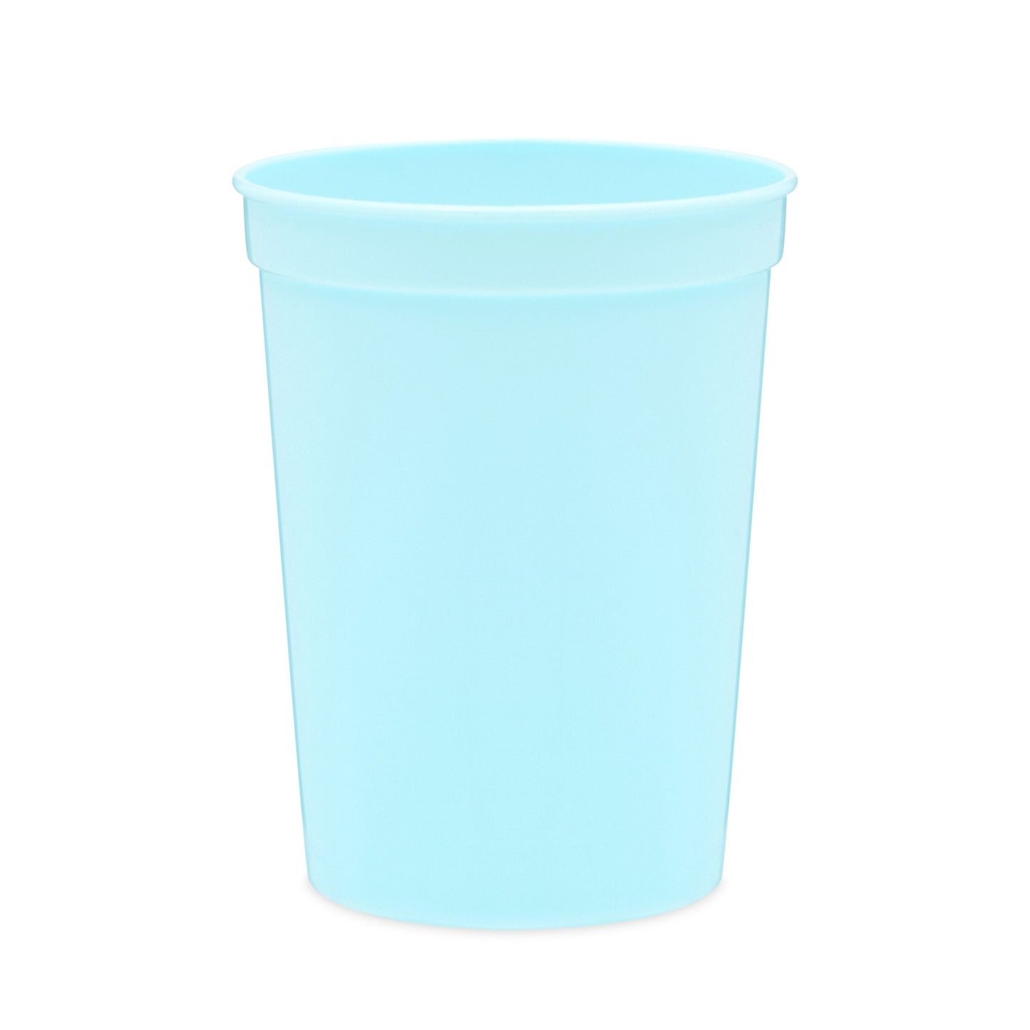 24-Pack 16-Ounce Blue Plastic Stadium Cups, Bulk Reusable Tumblers for All Occasions and Celebrations