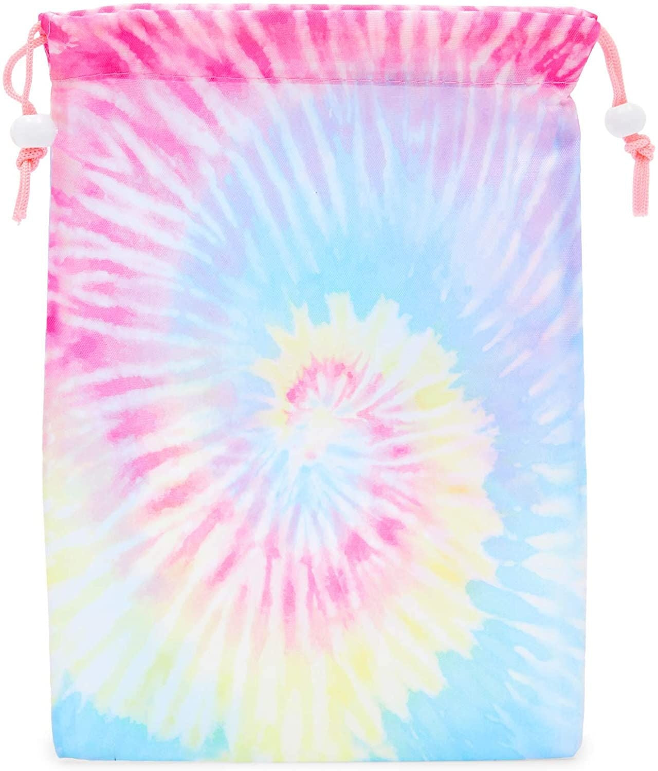 20 Pack Tie Dye Drawstring Gift Bags for Birthday Party Favors, Goodies, Treats (7 x 10 In)