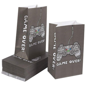 Gamer Party Favor Bags, Video Game Party Supplies (5 x 8.5 x 3 in, 36 Pack)