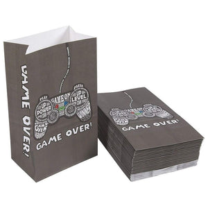 Gamer Party Favor Bags, Video Game Party Supplies (5 x 8.5 x 3 in, 36 Pack)