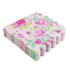 Floral Scalloped Edged Luncheon Napkins (6.2 x 6.3 Inches, 150-Pack)
