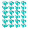 Wedding Gift Boxes - 24 Pack Candy Favor Boxes, DIY Assembly Small Treat Boxes, Perfect for Guest Favors, Anniversary, Proposal and Engagement Party, Turquoise, 3.7 x 3.7 x 1.6 Inches