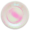 Pink Holographic Party Plates for Lunch, Dessert and Dinner (9 Inch, 48 Pack)