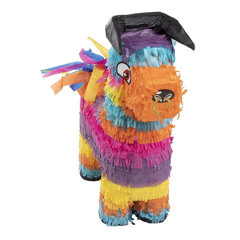 Bull Piñata for Kids Birthday Party or Cinco De Mayo (14.5 x 12 x 4.8 in)