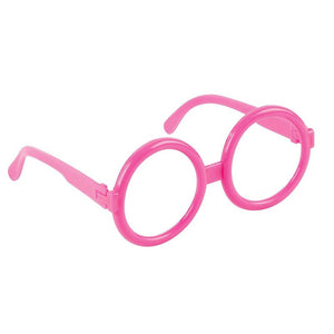 Colorful Party Glasses for Photo Booth Props, Halloween, Mardi Gras (24 Pack)