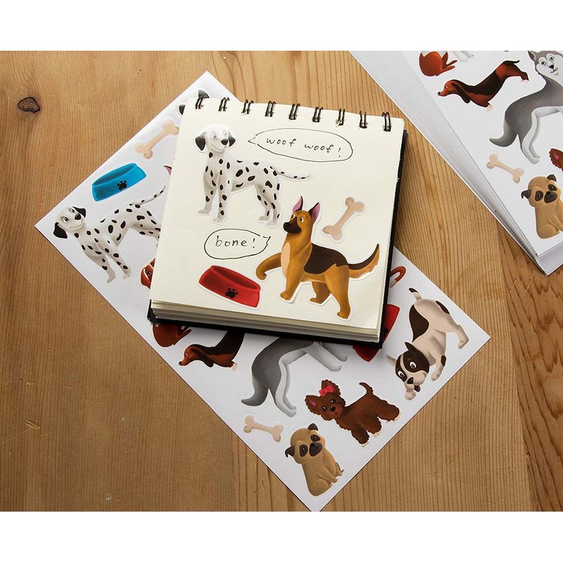 Dog Sticker Sheets (36 Sheets, 648 Pieces)