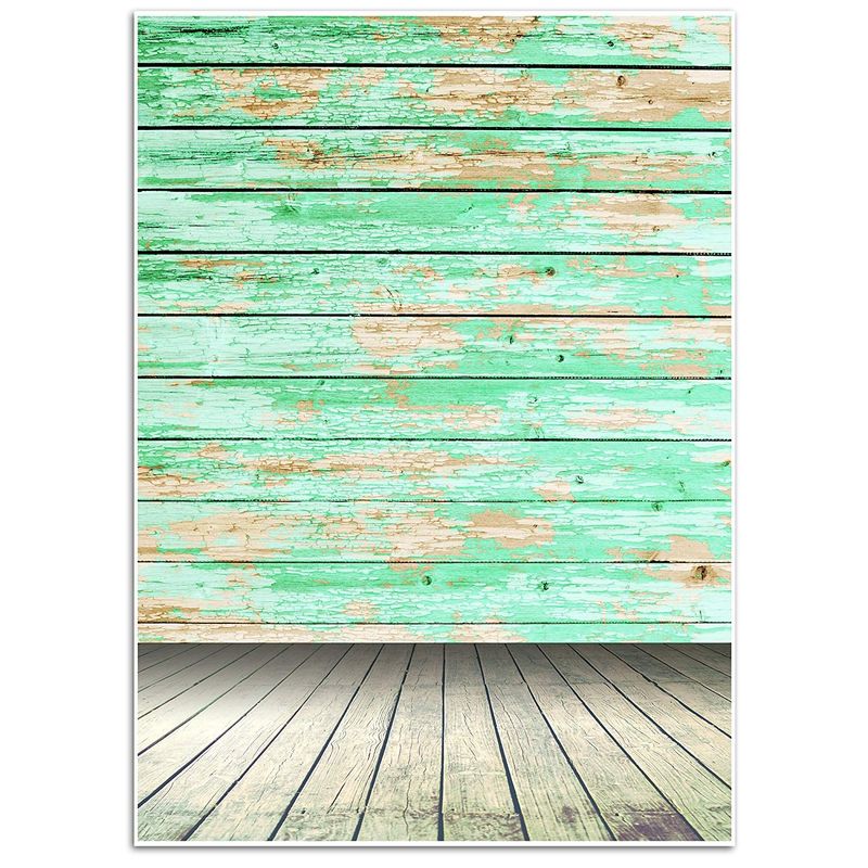 Vintage Wood Background - Photography Backdrop - Great for Studio, Booth, Party, Photo, Wedding, Business Use, 4.9 x 7.2 Feet