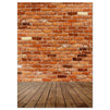 Brick Background - Photography Backdrop - Great for Studio, Booth, Party, Photo, Wedding, Business Use, 4.9 x 7.2 Feet
