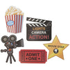 Movie Night Hanging Paper Ceiling Decorations, Party Supplies (30 Pieces)