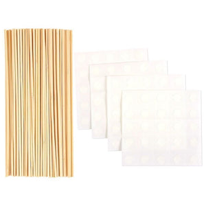 Movie Night Photo-Booth Props – 60-Pack Hollywood Party Selfie Photo Props Accessories, Birthday Party Supplies on Bamboo Sticks, Assorted Designs