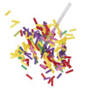Paper Confetti Wands for Parties, Reusable Pack of 14 (Multicolored)