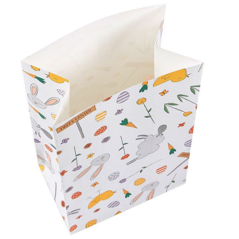 Easter Goody Bags for Candy, Bulk Pack Party Favor Set (5 x 9 x 3 In, 36 Pack)