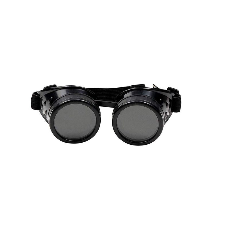 Steampunk Goggles, Vintage Victorian Style Costume Accessories (Black)