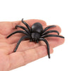 102-Pack Assorted Plastic Spiders - The Ultimate Scary Halloween Party Decoration, Goodie Bag Favors, Trick or Treat Prank Toys, Black, 3 Sizes
